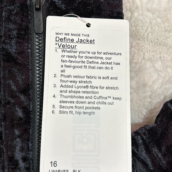Define Velour Jacket - Picture 2 of 10